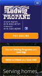 Mobile Screenshot of ludwigpropane.com